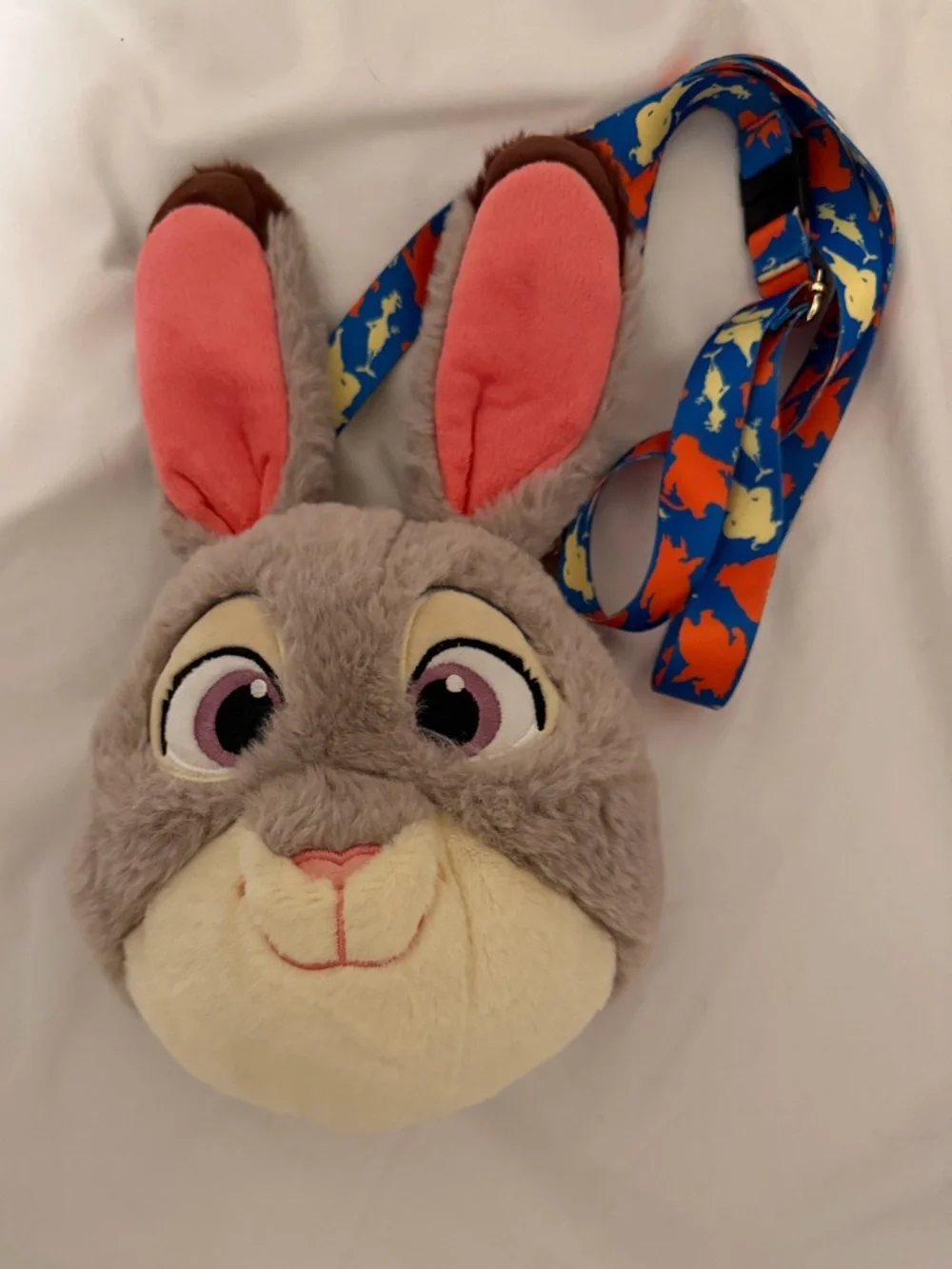 Disney Zootopia Judy Hopps Plush Crossbody Bag Bunny Ears Disney Store - Picture 8 of 8